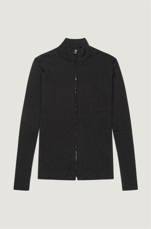 GUDRUN & GUDRUN BEATA ZIP UP BLACK